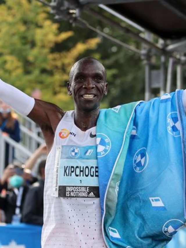 Eliud Kipchoge breaks his own world-record Marathon time in Berlin